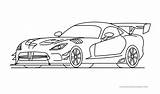 Viper Dodge Acr Super Suspended Cars sketch template
