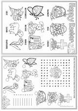 Easter Worksheets Printable Esl Anglais English Kids Islcollective Activities Vocabulary Du Pâques Dictionary Worksheet Choose Board Holiday sketch template