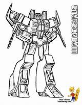 Transformers Coloring Pages Starscream Yescoloring Colouring Tenacious Popular Printables Kids sketch template