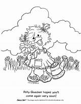 Zoo Coloring Pages Suzy Coloring4free Suzys Garden Popular Coloringhome sketch template