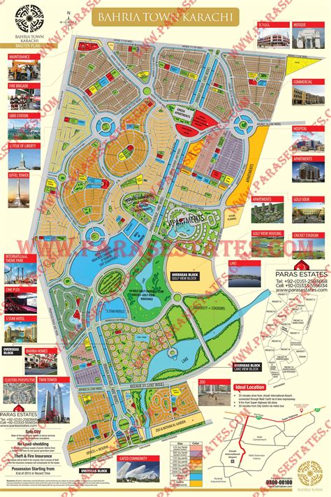 karachi maps paras estates