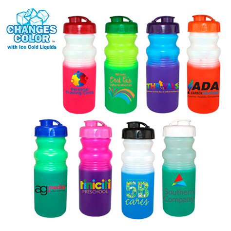 mood color change cycle water bottle oz  flip top cap full