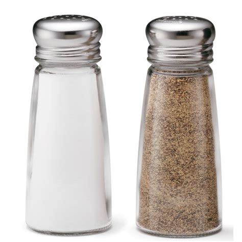 Shop For Glass Salt And Pepper Shakers Wasserstrom Restaurant Supply