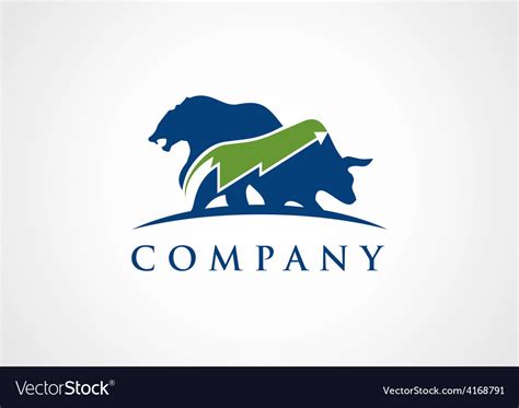 trading logo royalty  vector image vectorstock