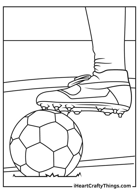 coloring pages  soccer balls
