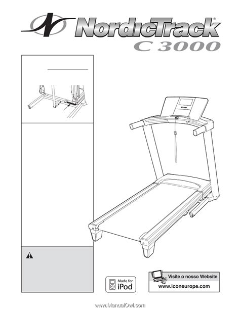 Nordictrack C3000 Treadmill Portuguese Manual