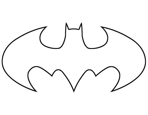 batman logo coloring pages clipart