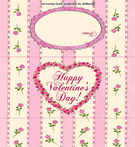 printable valentine candy bar wrappers jesplans
