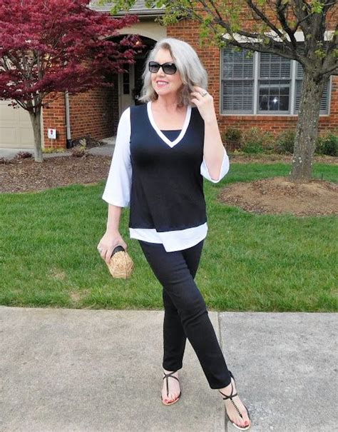 layered look by susan from fifty not frumpy over 50 womens