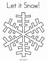 Coloring Snow Snowflake Let Winter Pages Kids Print Printable Ice Twistynoodle Colouring Christmas Snowflakes December Built California Usa Santa Easy sketch template