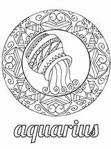 Aquarius Zodiac Symbol Dxf Svg Astrology sketch template