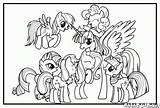 Pony Poney Colorear Ponis Ponys Ponny Pinkie Colorkid Kleurplaat Plaisir Divertirse Kleurplaten Spaß sketch template