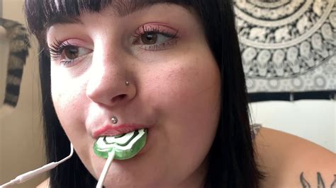 Asmr • Lolly Licking Mouth Sounds Youtube
