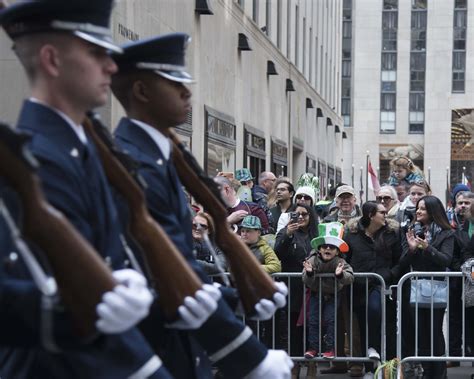 Nyc St Paddy’s Day Parade Features Usaf Honor Guard
