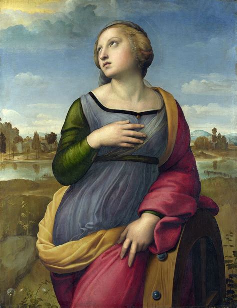 saint catherine  alexandria raphael wikipedia