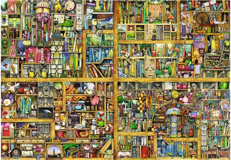 magical bookcase 18000 pieces ravensburger puzzle