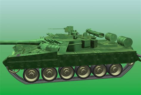 Tank T 80ud 3d Model 50 Max Free3d