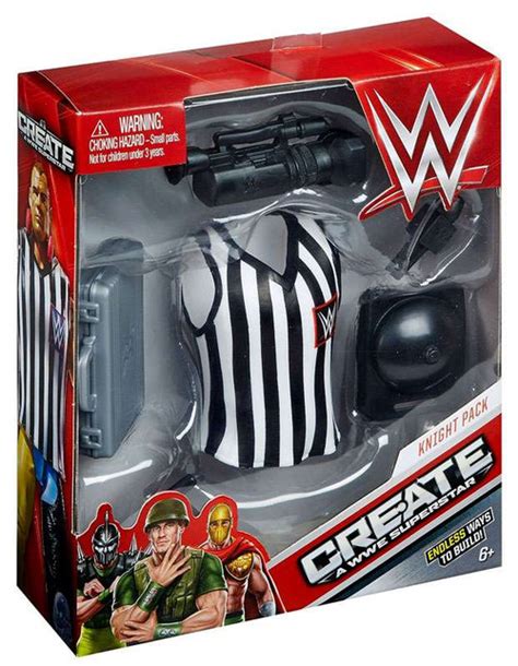 wwe wrestling create  wwe superstar referee accessory pack mattel toys