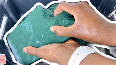 Wet And Soapy Floral Foam Peachifoam Youtube