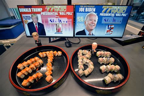 Hamptons Restaurateur Pits Trump Vs Biden In ‘sushi Roll Poll