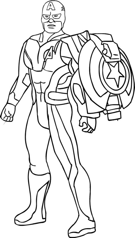 view captain america avengers endgame coloring pages gif
