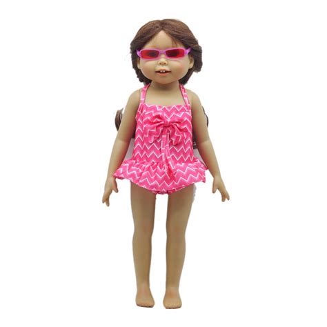 Doll Clothes Fits 18 American Girl Doll Fashion Swimsuit Summer