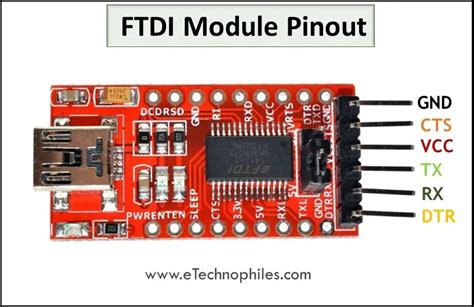 ftdi cable  adapter pinoutmicrocontroller interfacing