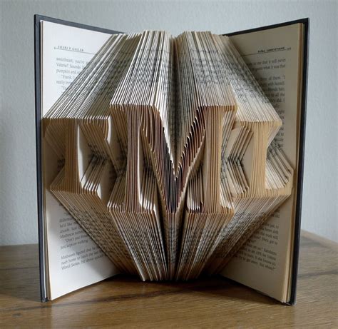 personalized gift custom folded book monogram