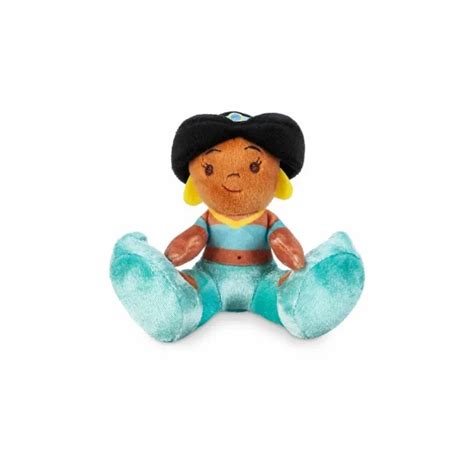 disney authentic aladdin princess jasmine tiny big feet micro plush toy doll nwt