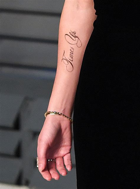 Emma Watson Debuts Huge Time’s Up Tattoo Complete With