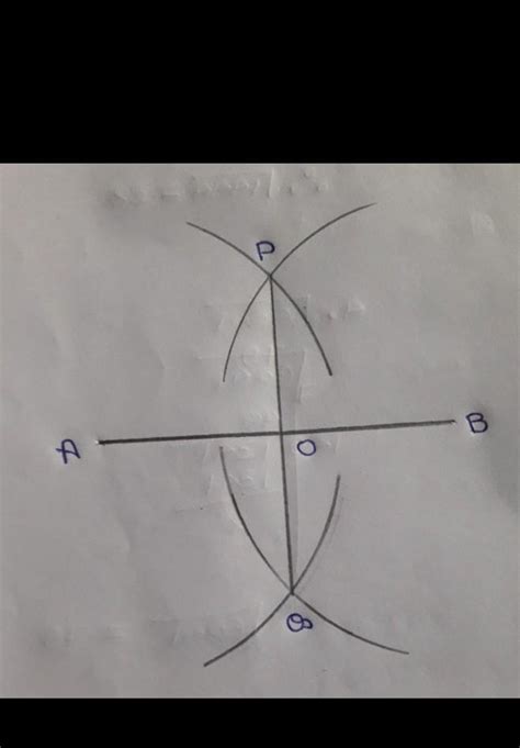 Draw A Line Segment Ab 6 3 Nstruct Its Perpendicular Bisector