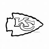 Chiefs Kansas Printable Scribblefun sketch template