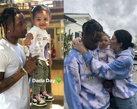 kylie jenner and travis scott celebrate father s day with daughter stormi by sharing new photos