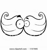 Mustache Coloring Cartoon Face Moustache Character Pages Clipart Cory Thoman Color Funny Outlined Vector Getcolorings Print Getdrawings Small Printable sketch template