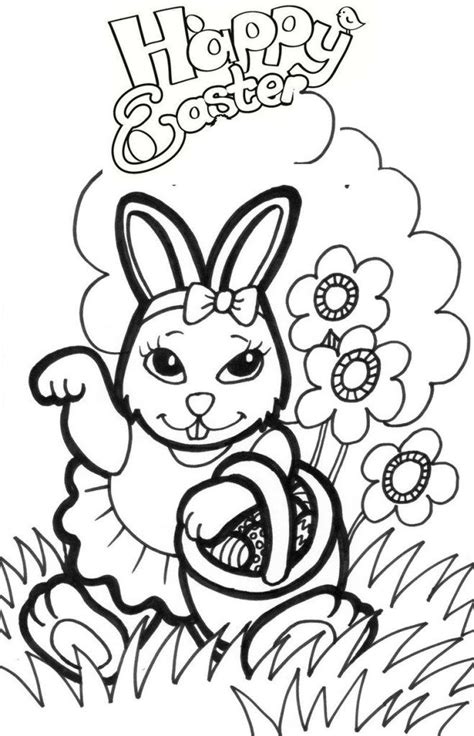 fantastic easter bunny coloring pages  fresh hopes