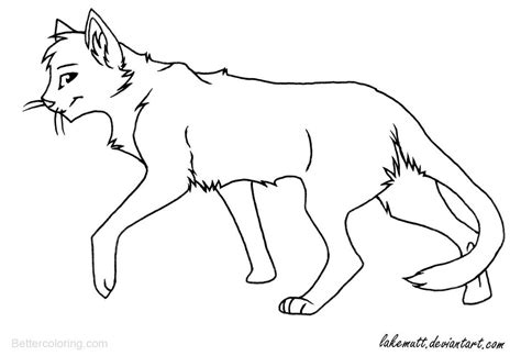 warrior cats coloring pages  long tail  printable coloring pages