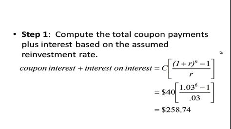 Total Return On A Bond Youtube