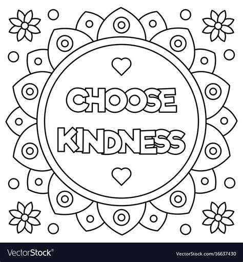 printable kindness coloring pages  children  students happier