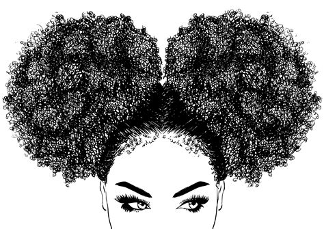 Resultado De Imagem Para Draw A Black Girl With Curly Hair Afro Hair