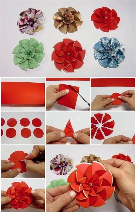 diy paper flower step  step making tutorials  craft