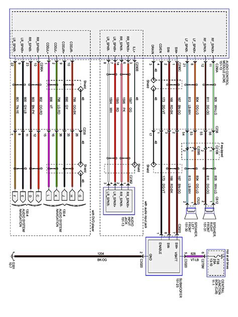 ford  radio wiring diagram ford  ford expedition