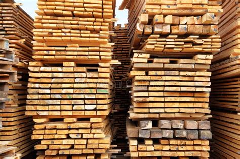 stack  log preparing  construction wooden planks  construction  sold  market stock