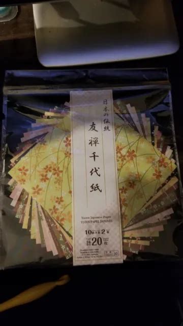 yuzen japanese origami paper  sheets daiso  picclick