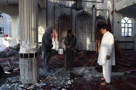 twin mosque attacks kill scores    afghanistans deadliest weeks   york times