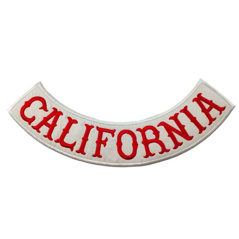 california rocker patches embroidered rider iron    clothing