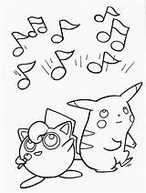 Coloring Pokemon Dessin Pages Rondoudou Pikachu Colorier Et Qui Danse Chante Print Gif Dessins Book Coloriages Advertisement sketch template