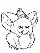 Furby Coloring Pages Drawing Wise Old Getcolorings Printable Getdrawings sketch template