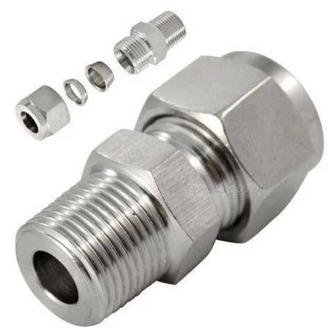 stainless steel male connector size  od   od  hydraulic