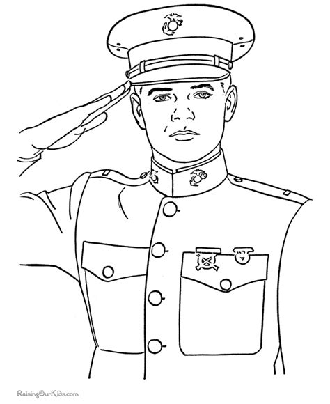 soldier coloring pages    print