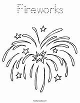 Fireworks Coloring July 4th Explosion Boom Worksheet Happy Print Pages Outline Lake Kapow Noodle Drawings Twistynoodle Built California Usa Favorites sketch template